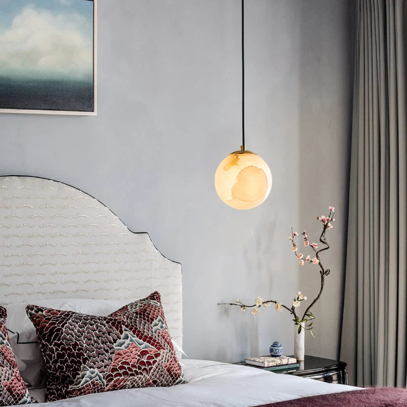 Moon Alabaster Pendant Lamp - Nuvé