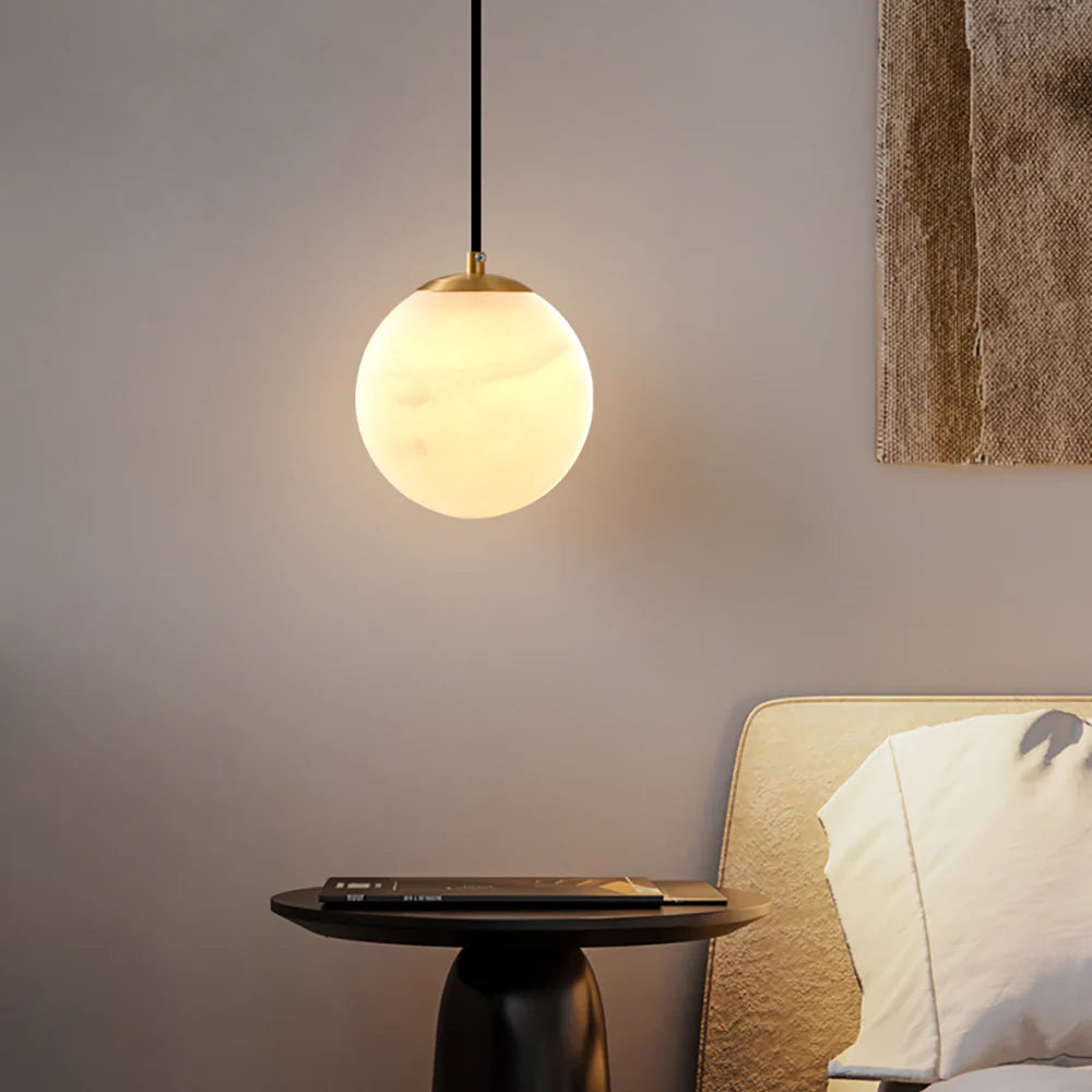 Moon Alabaster Pendant Lamp - Nuvé