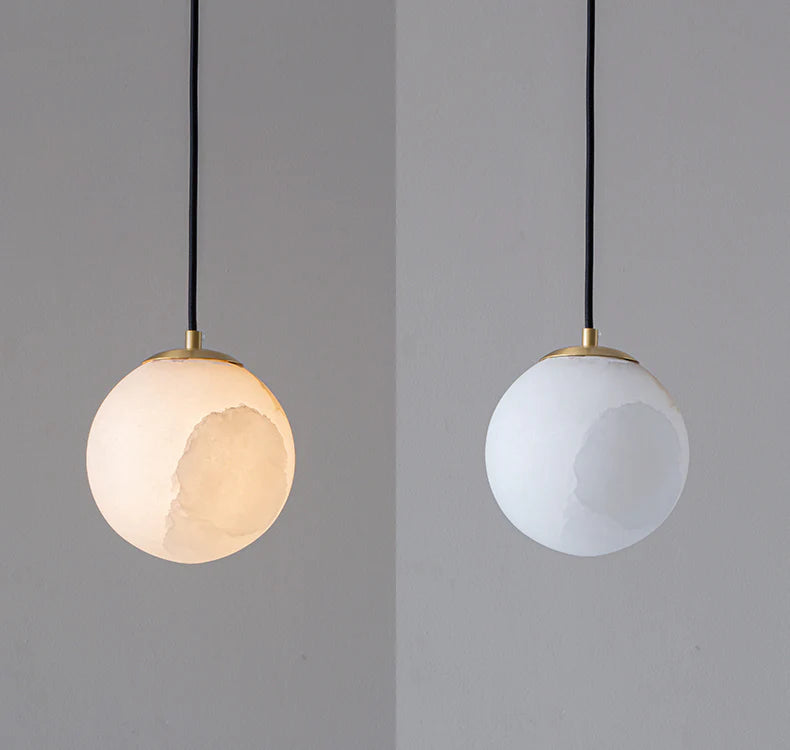 Moon Alabaster Pendant Lamp - Nuvé