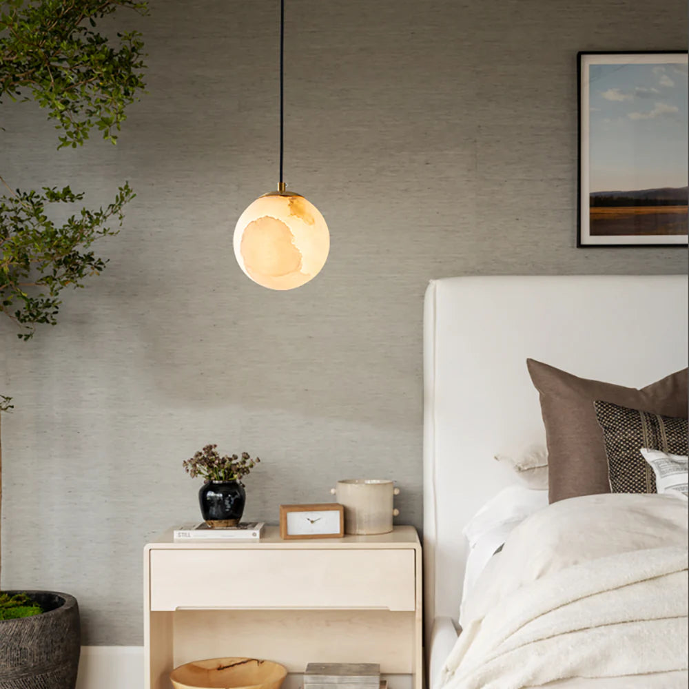 Moon Alabaster Pendant Lamp - Nuvé