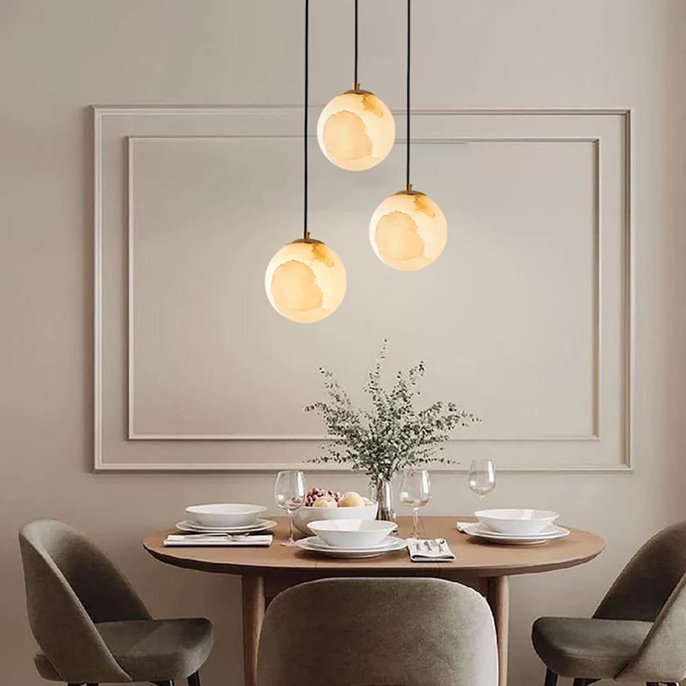 Moon Alabaster Pendant Lamp - Nuvé