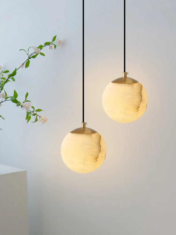 Moon Alabaster Pendant Lamp - Nuvé