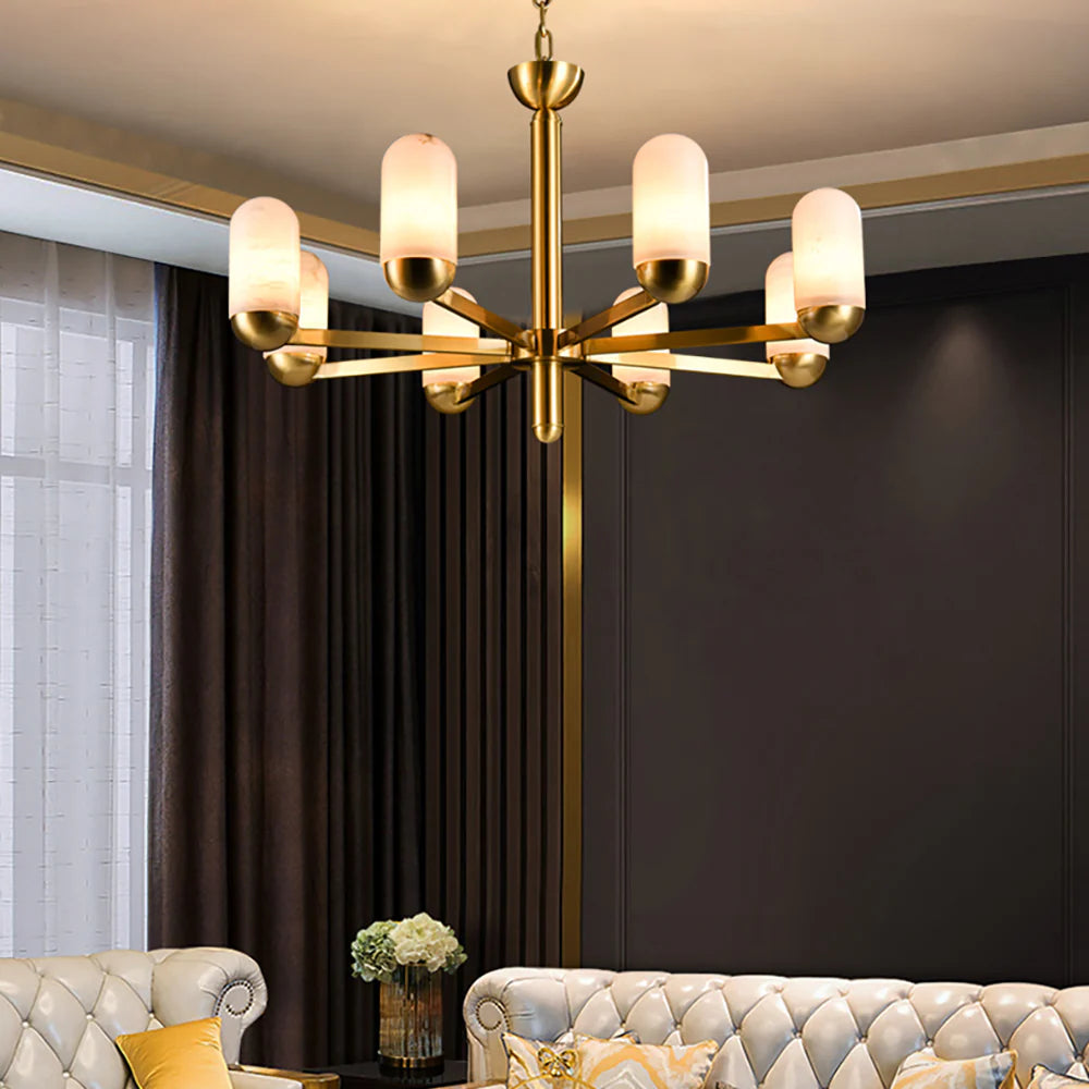 Moonshade Marble Chandelier - Nuvé