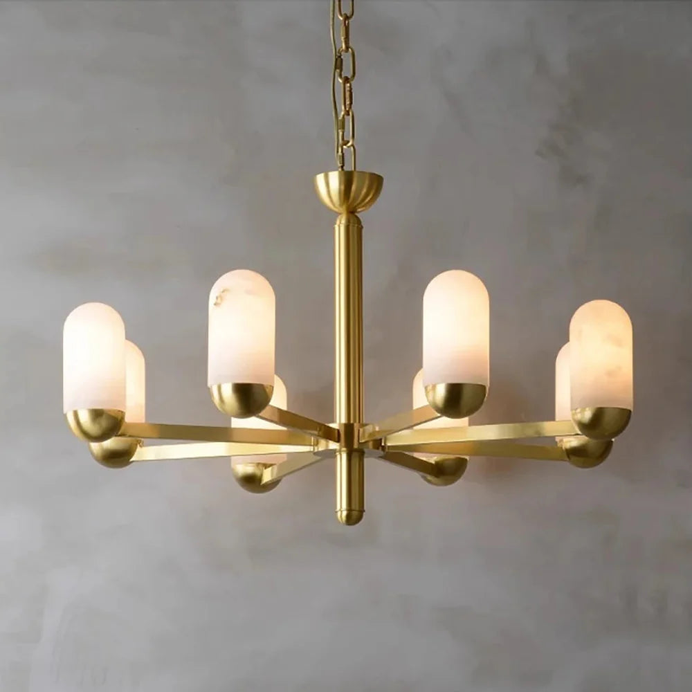 Moonshade Marble Chandelier - Nuvé