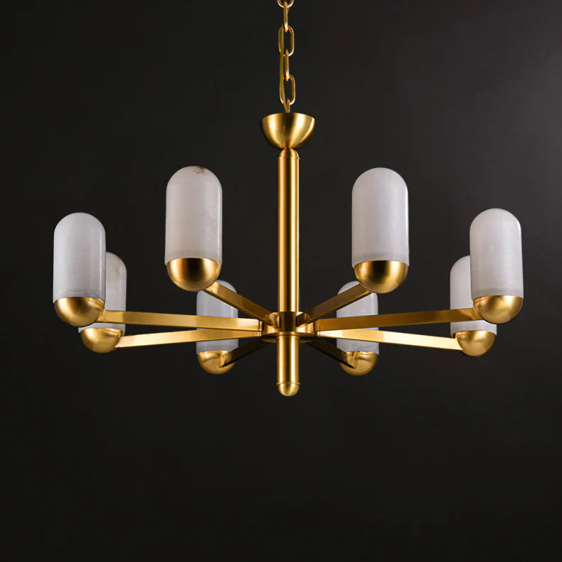 Moonshade Marble Chandelier - Nuvé