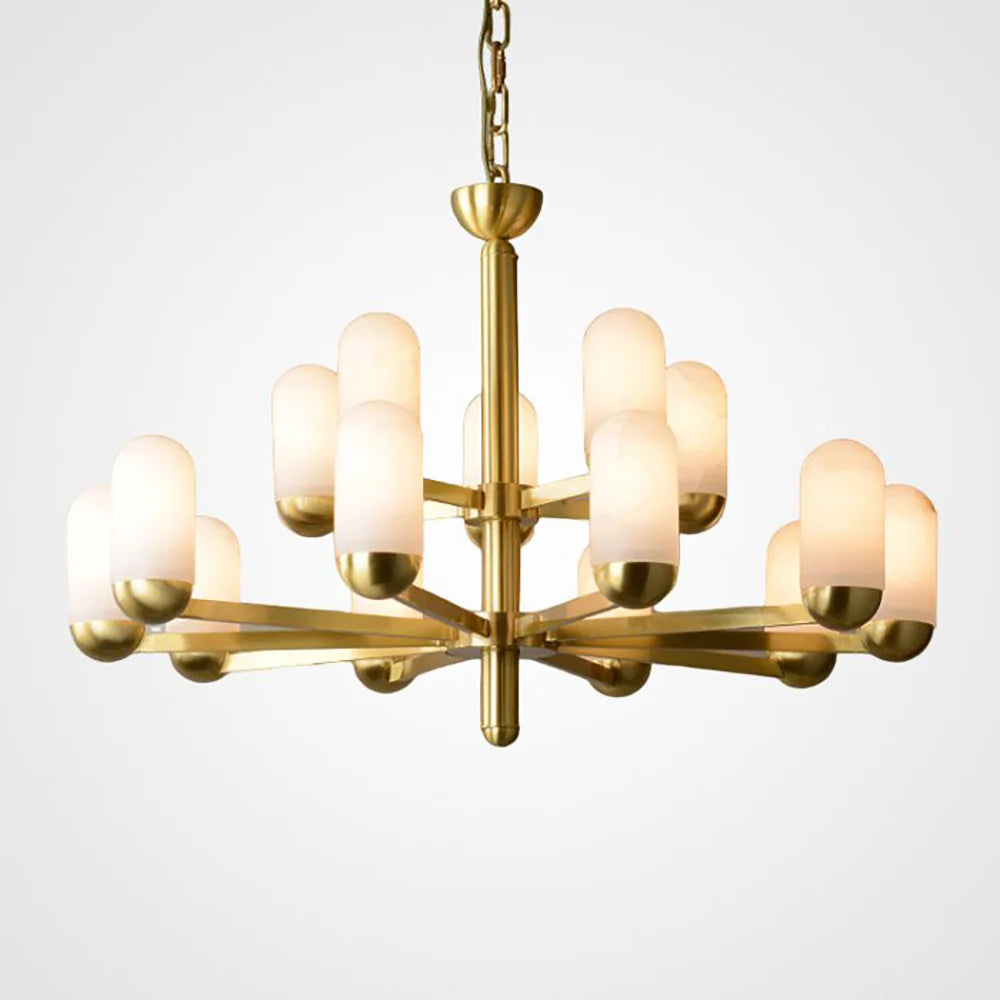 Moonshade Marble Chandelier - Nuvé