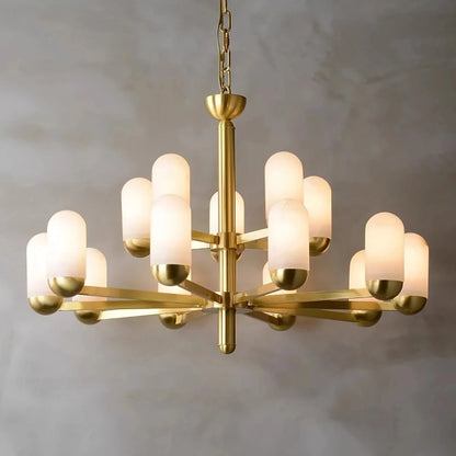 Moonshade Marble Chandelier - Nuvé