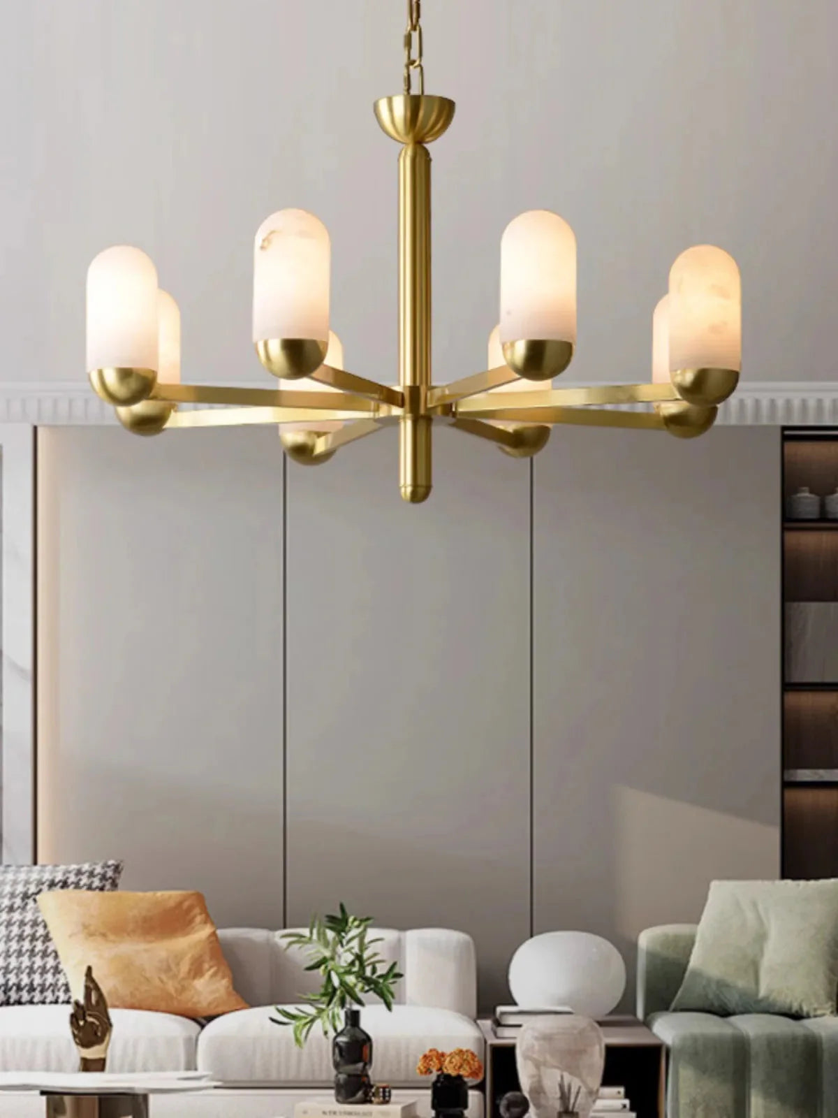 Moonshade Marble Chandelier - Nuvé