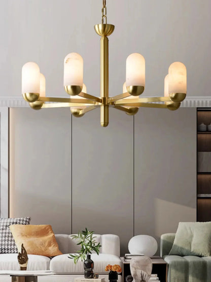 Moonshade Marble Chandelier - Nuvé