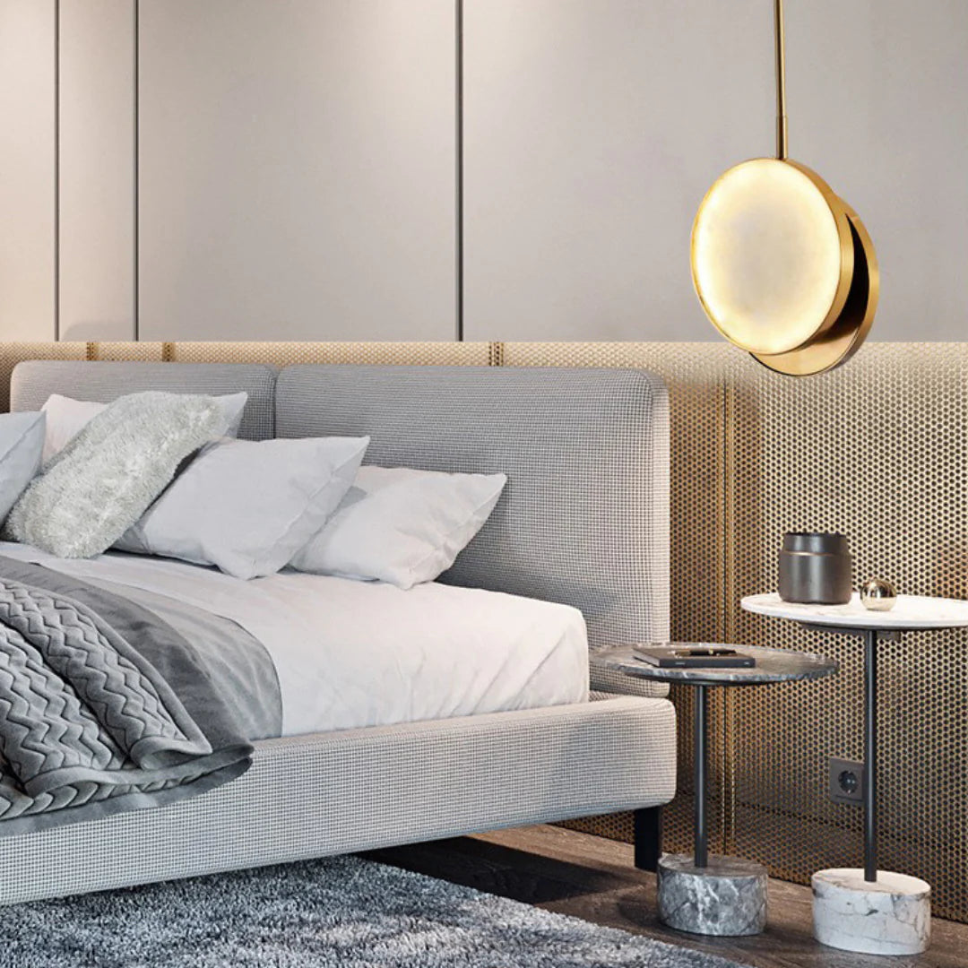 Moonshade Alabaster Pendant Light - Nuvé