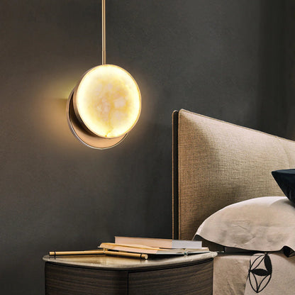 Moonshade Alabaster Pendant Light - Nuvé
