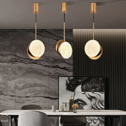 Moonshade Alabaster Pendant Light - Nuvé