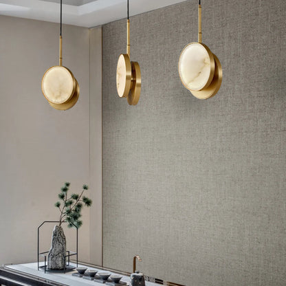 Moonshade Alabaster Pendant Light - Nuvé