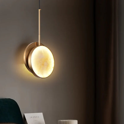Moonshade Alabaster Pendant Light - Nuvé