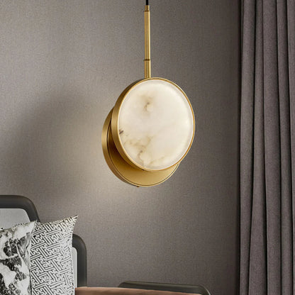 Moonshade Alabaster Pendant Light - Nuvé