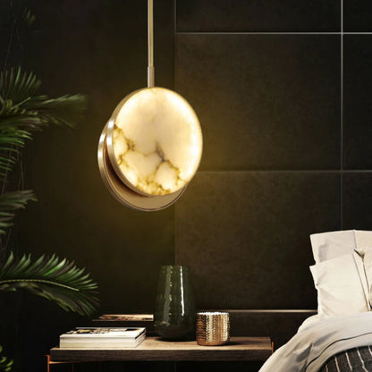 Moonshade Alabaster Pendant Light - Nuvé