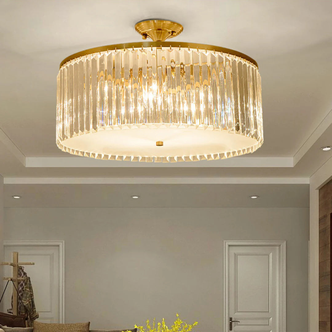 Morup Modern Crystal Ceiling Light - Nuvé