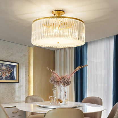 Morup Modern Crystal Ceiling Light - Nuvé