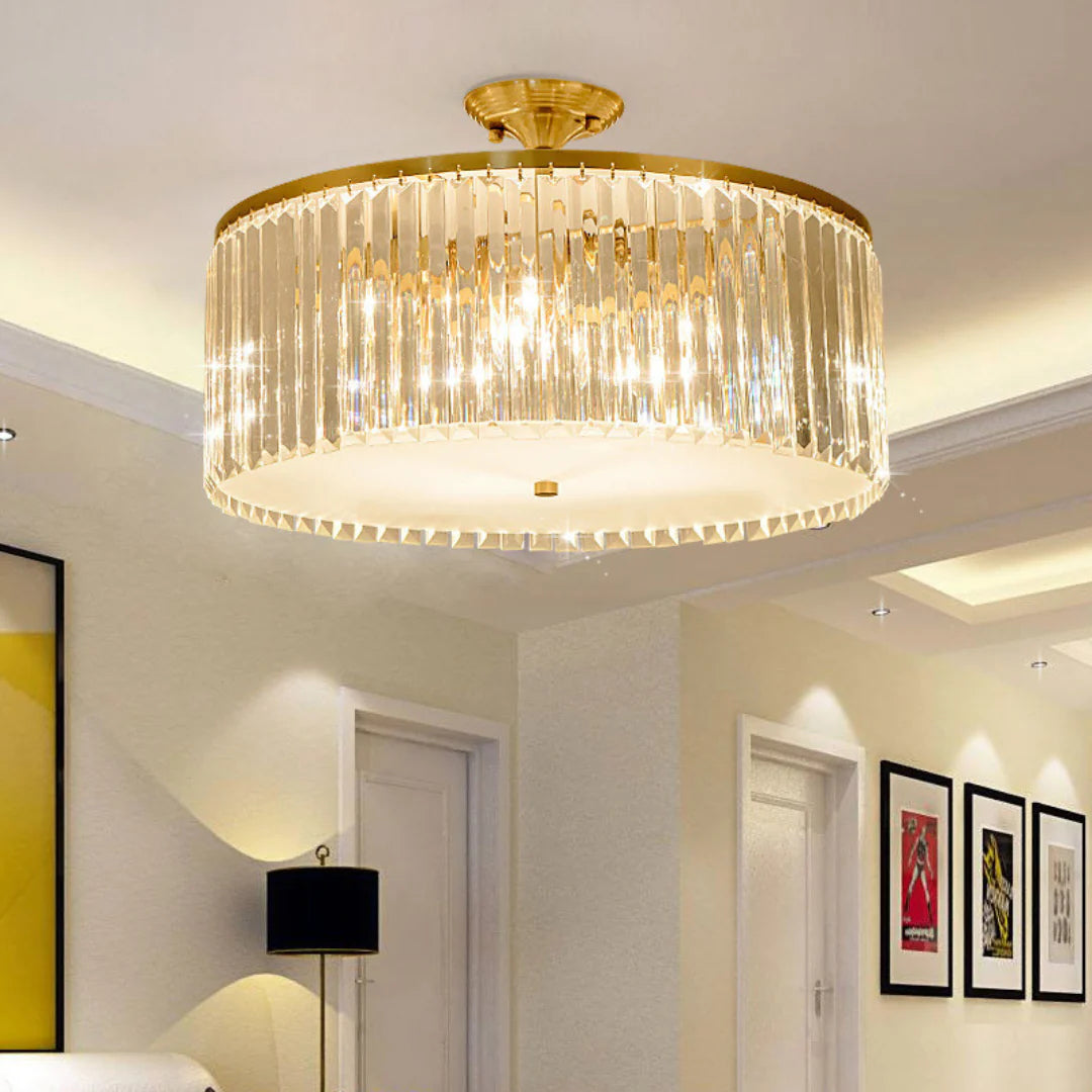 Morup Modern Crystal Ceiling Light - Nuvé