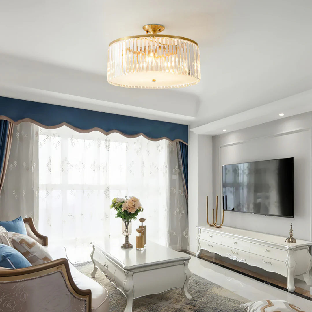 Morup Modern Crystal Ceiling Light - Nuvé