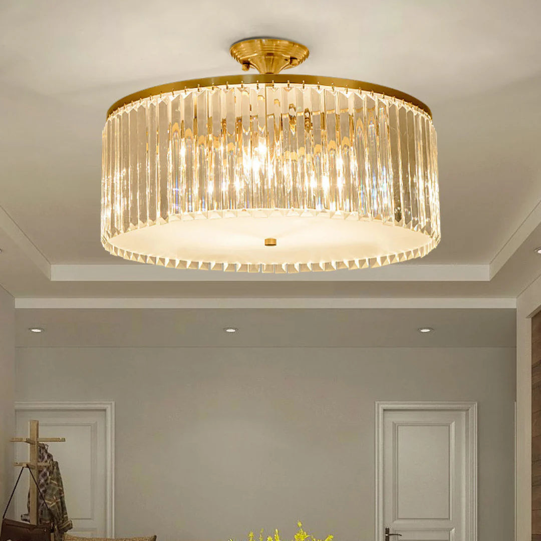 Morup Modern Crystal Ceiling Light - Nuvé
