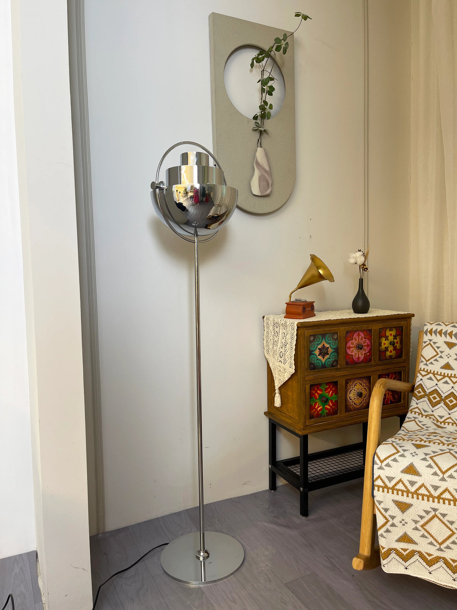 Multi-Lite Rotating Ball Floor Lamp - Nuvé