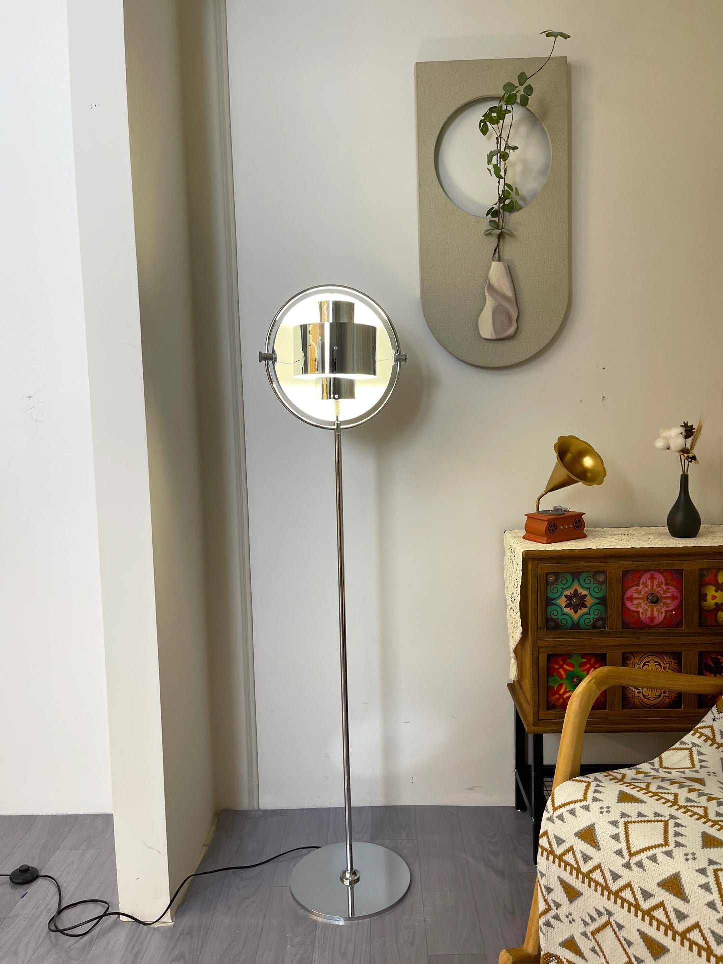 Multi-Lite Rotating Ball Floor Lamp - Nuvé
