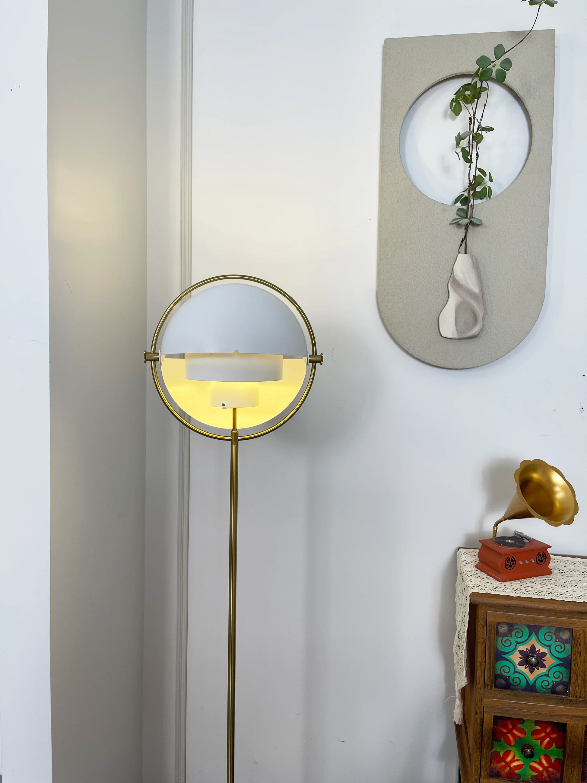 Multi-Lite Rotating Ball Floor Lamp - Nuvé