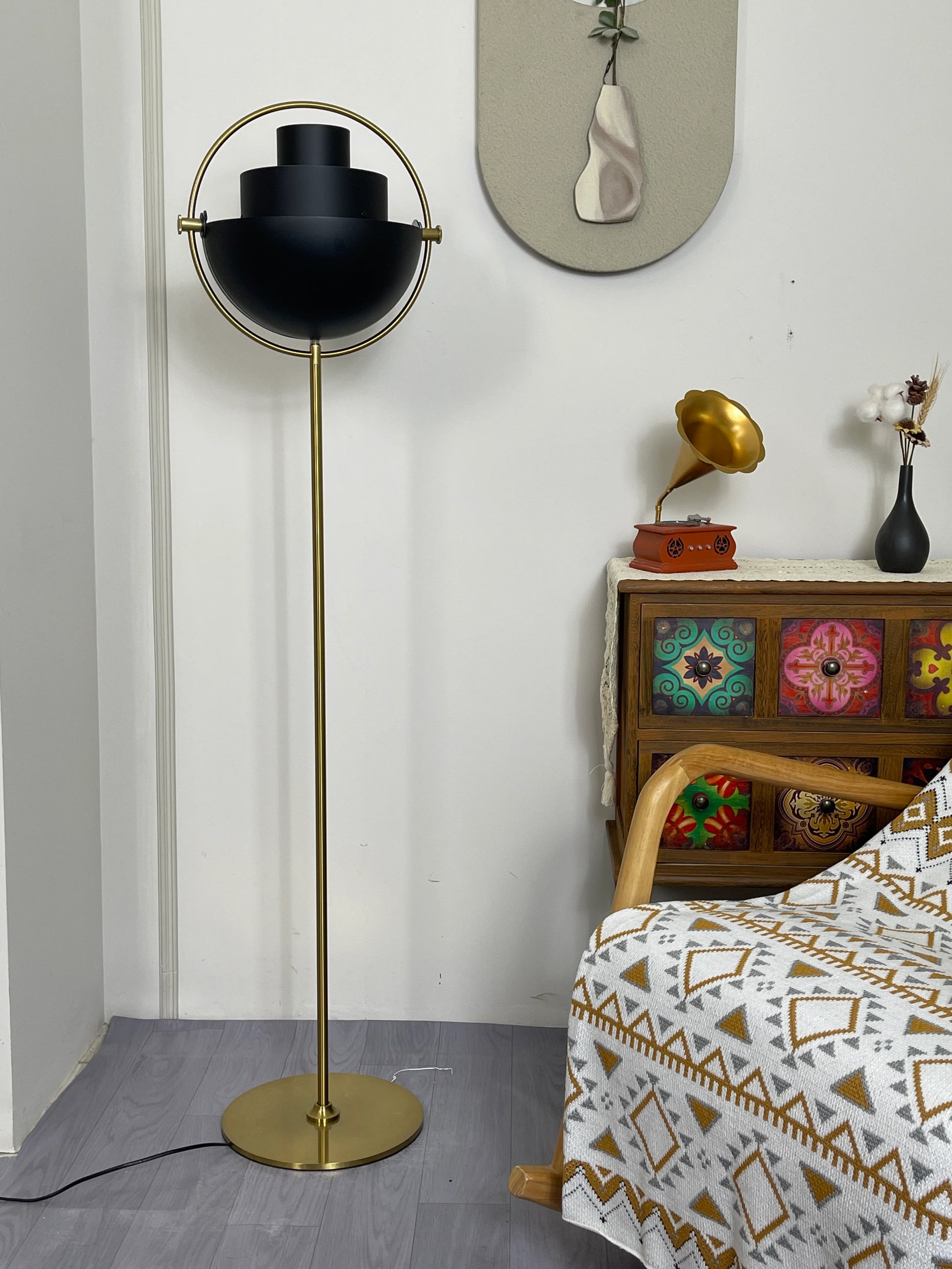 Multi-Lite Rotating Ball Floor Lamp - Nuvé