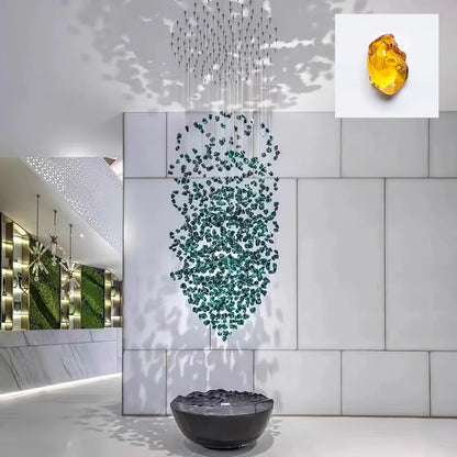 Multicolor Crystal Stone Chandelier - Nuvé