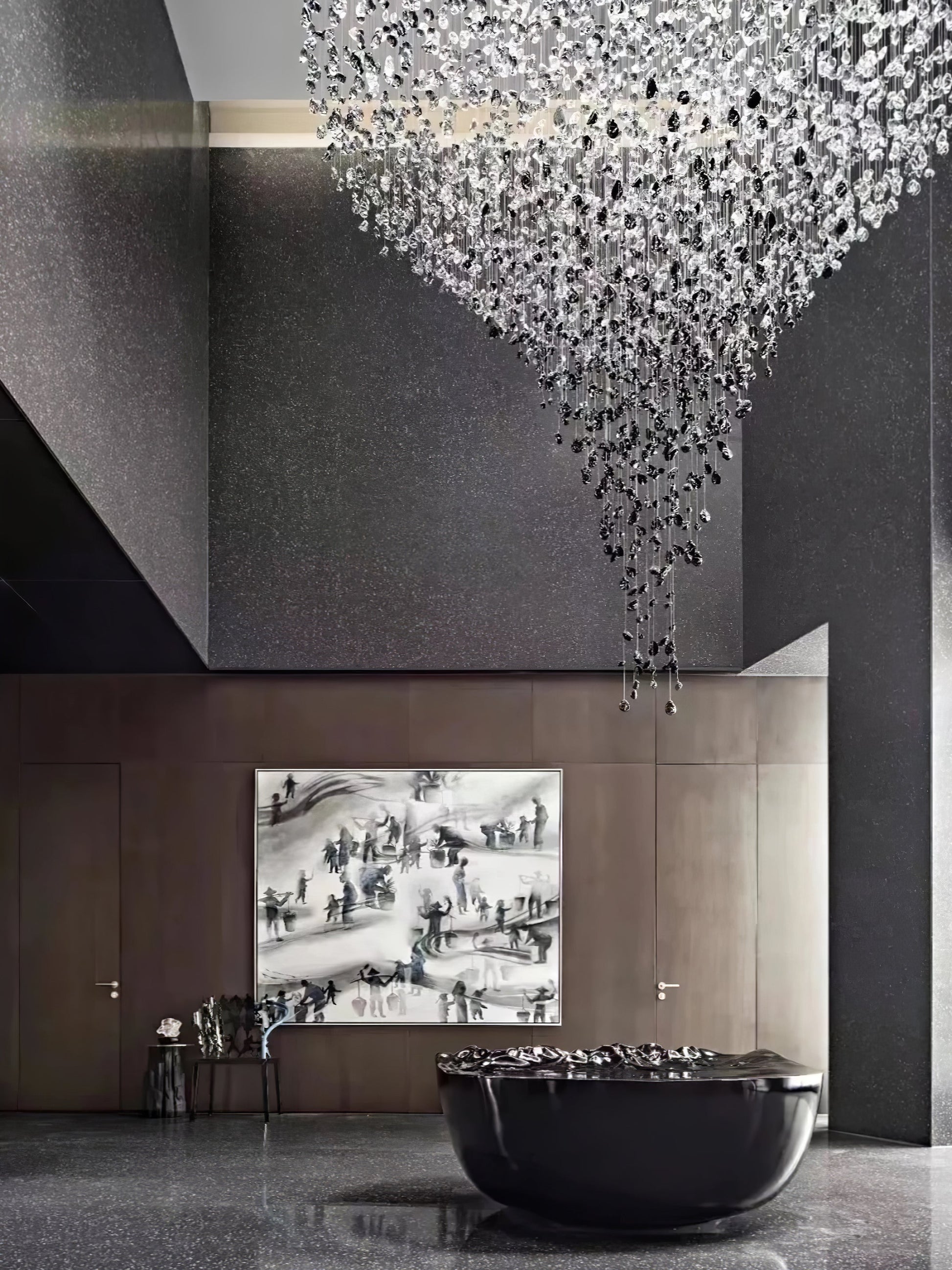 Multicolor Crystal Stone Chandelier - Nuvé