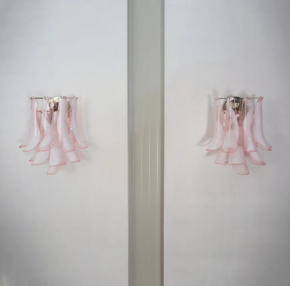 Vintage Murano Pink Wall Lights - Nuvé