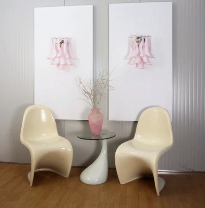 Vintage Murano Pink Wall Lights - Nuvé