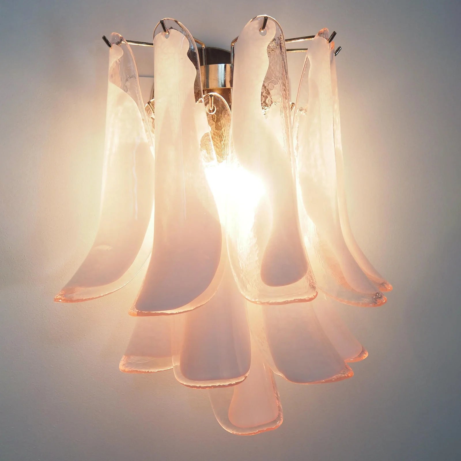 Vintage Murano Pink Wall Lights - Nuvé