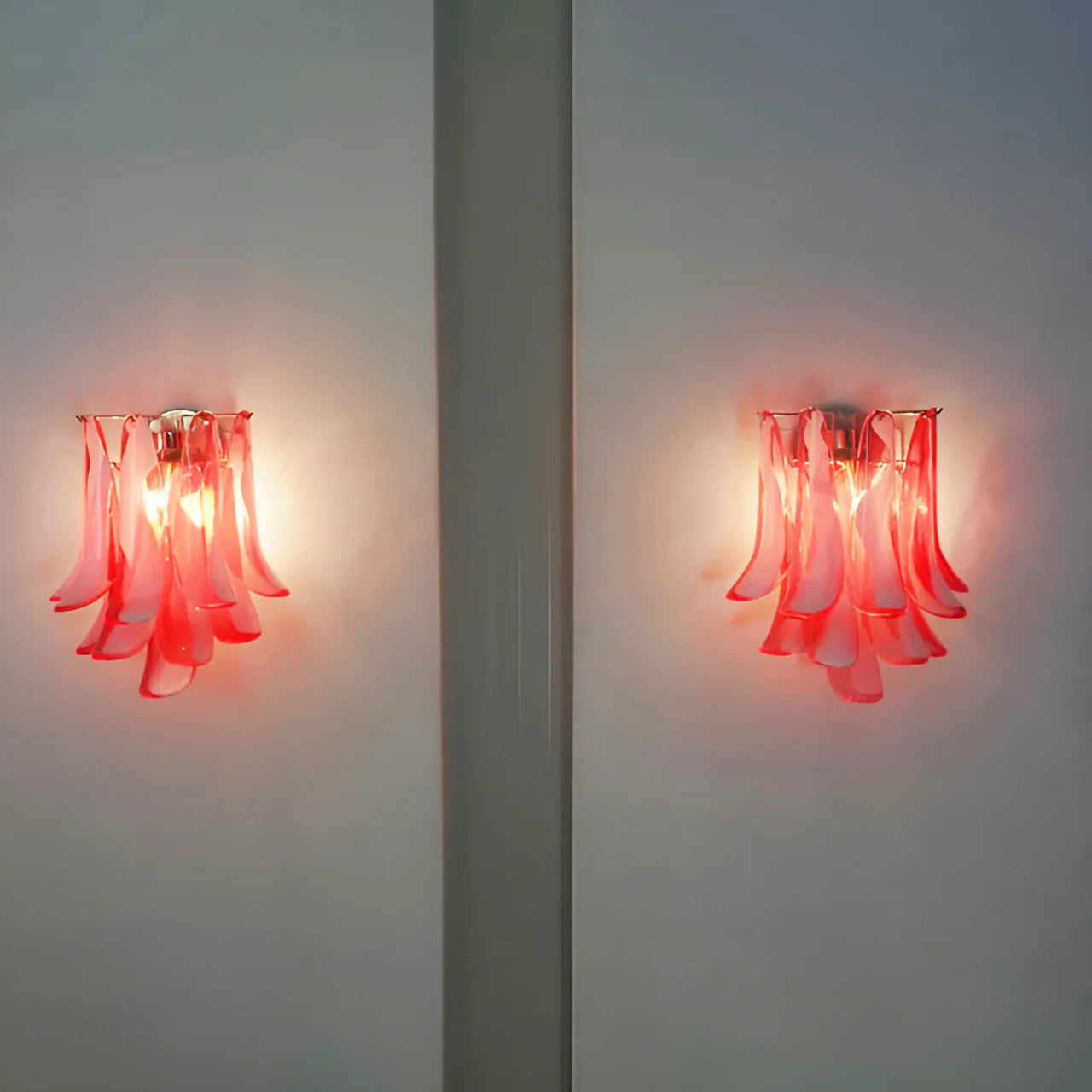 Vintage Murano Red Wall Lights - Nuvé