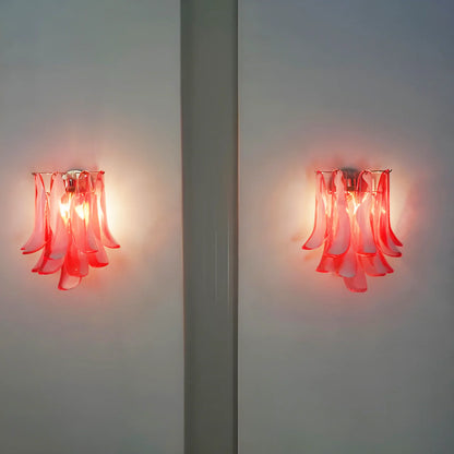 Vintage Murano Red Wall Lights - Nuvé