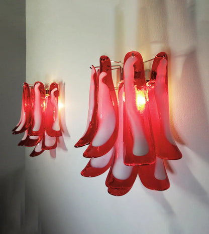 Vintage Murano Red Wall Lights - Nuvé