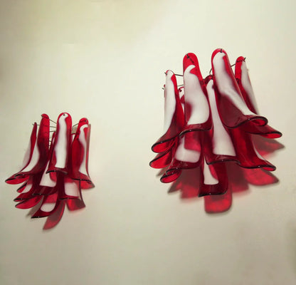 Vintage Murano Red Wall Lights - Nuvé
