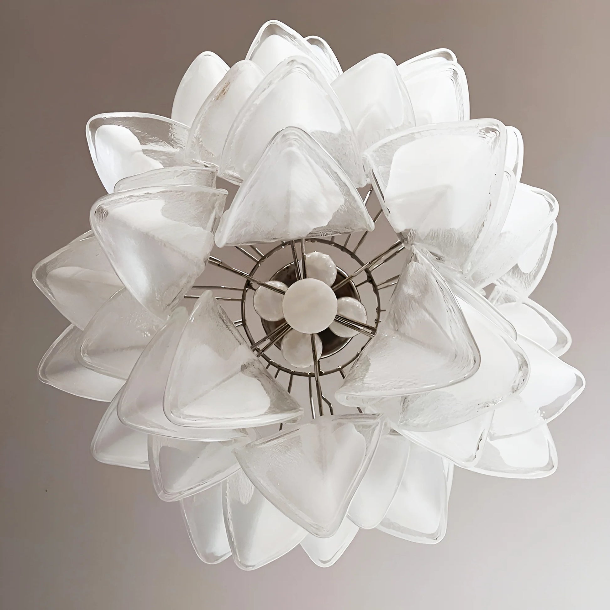 Vintage Murano Rondini Glass Chandelier - Nuvé