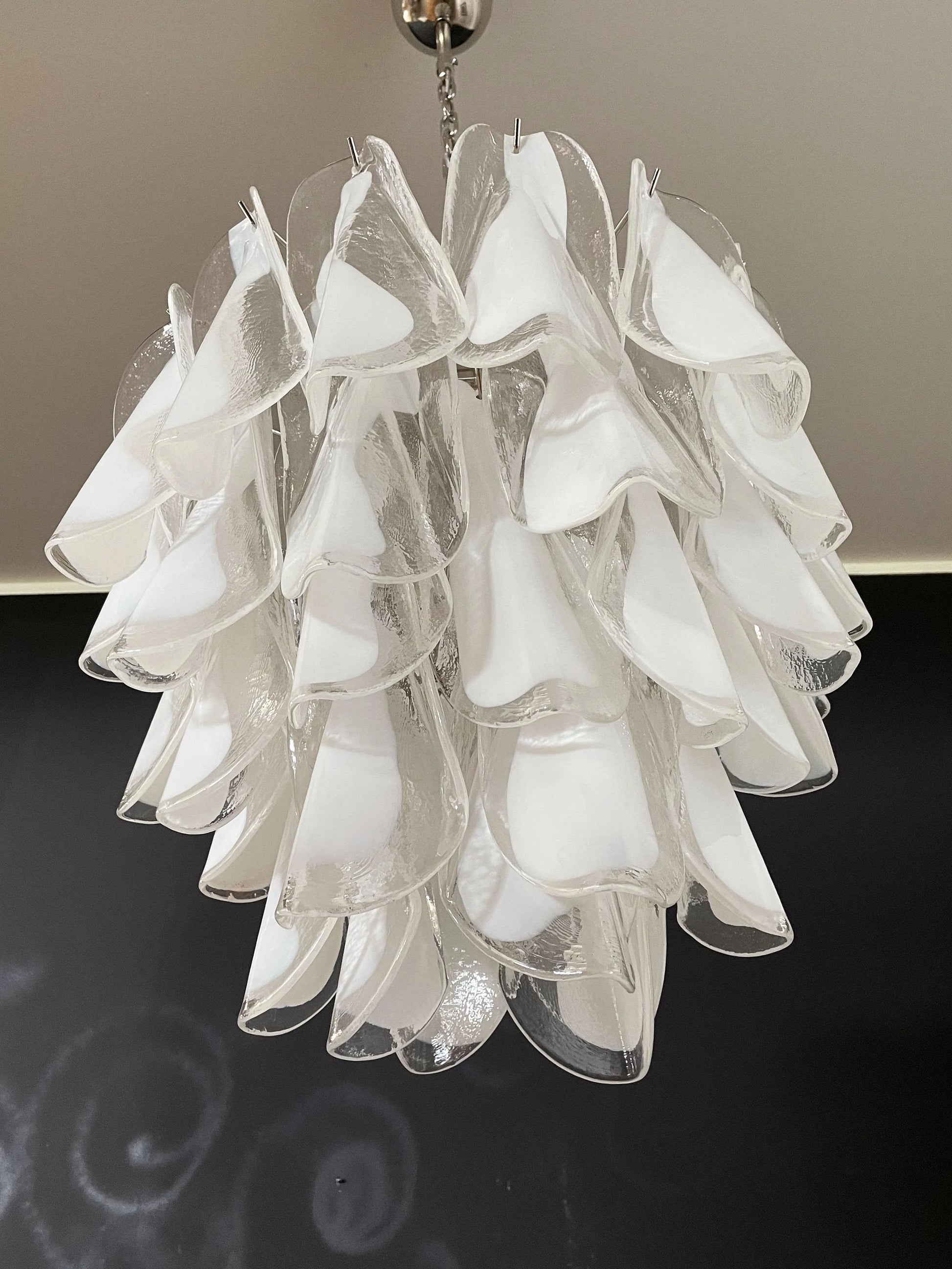 Vintage Murano Rondini Glass Chandelier - Nuvé