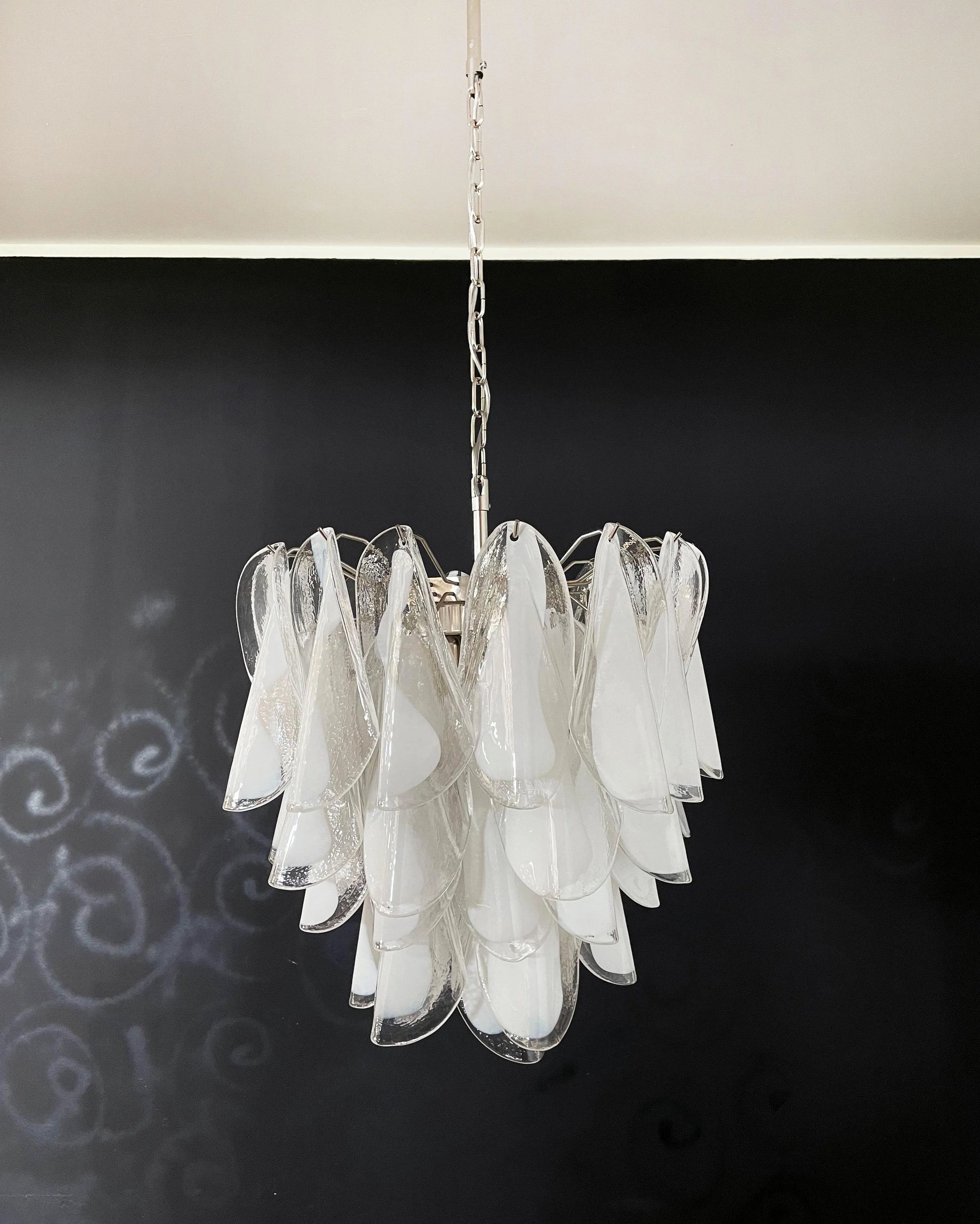 Vintage Murano Rondini Glass Chandelier - Nuvé