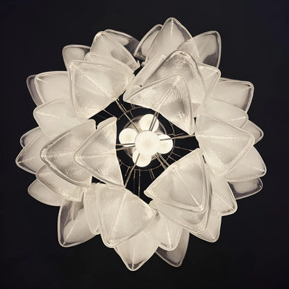 Vintage Murano Rondini Glass Chandelier - Nuvé