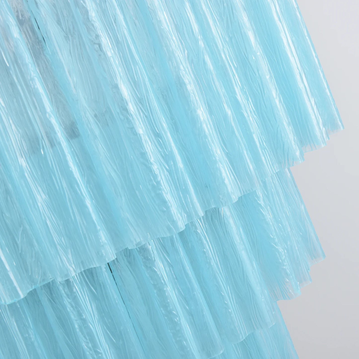 Murano Blue Glass Tubes Chandelier - Nuvé