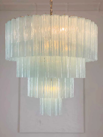 Murano Blue Glass Tubes Chandelier - Nuvé