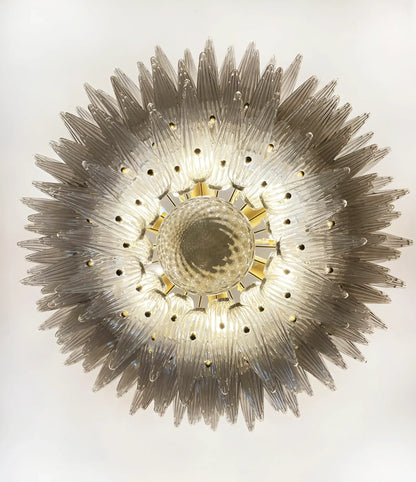 Murano Palmette Smoked Chandelier - Nuvé