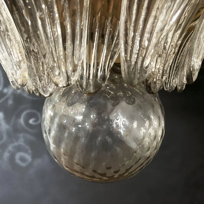 Murano Palmette Smoked Chandelier - Nuvé
