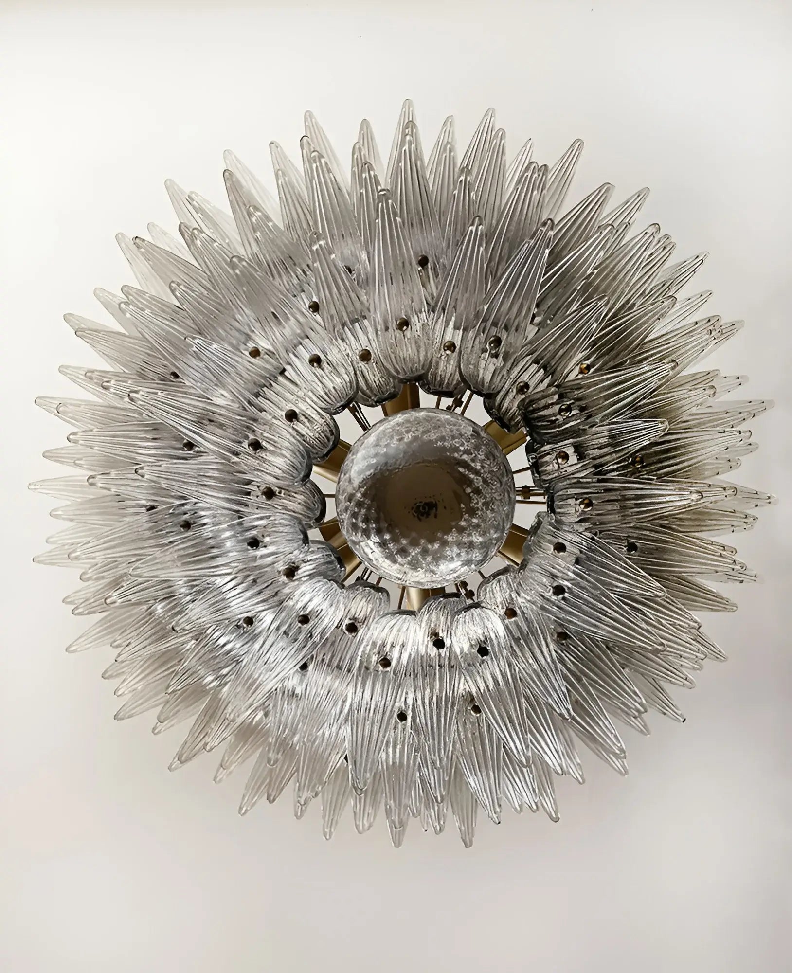 Murano Palmette Smoked Chandelier - Nuvé