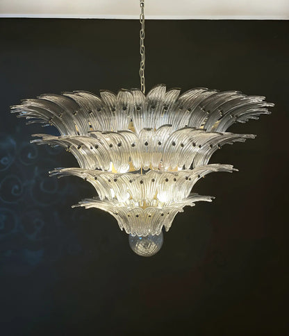 Murano Palmette Smoked Chandelier - Nuvé