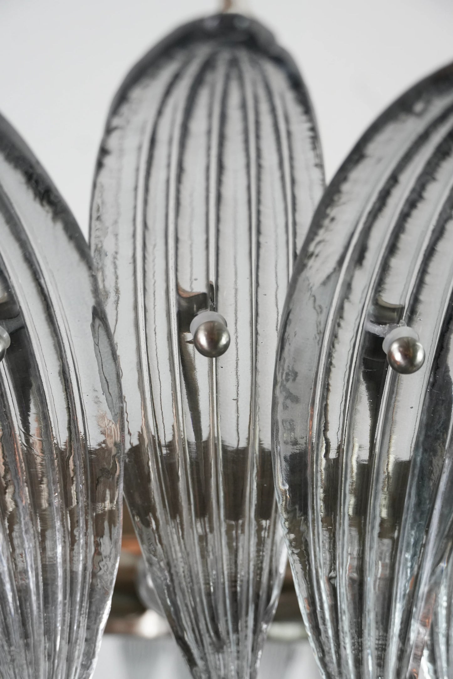 Murano Palmette Smoked Chandelier - Nuvé