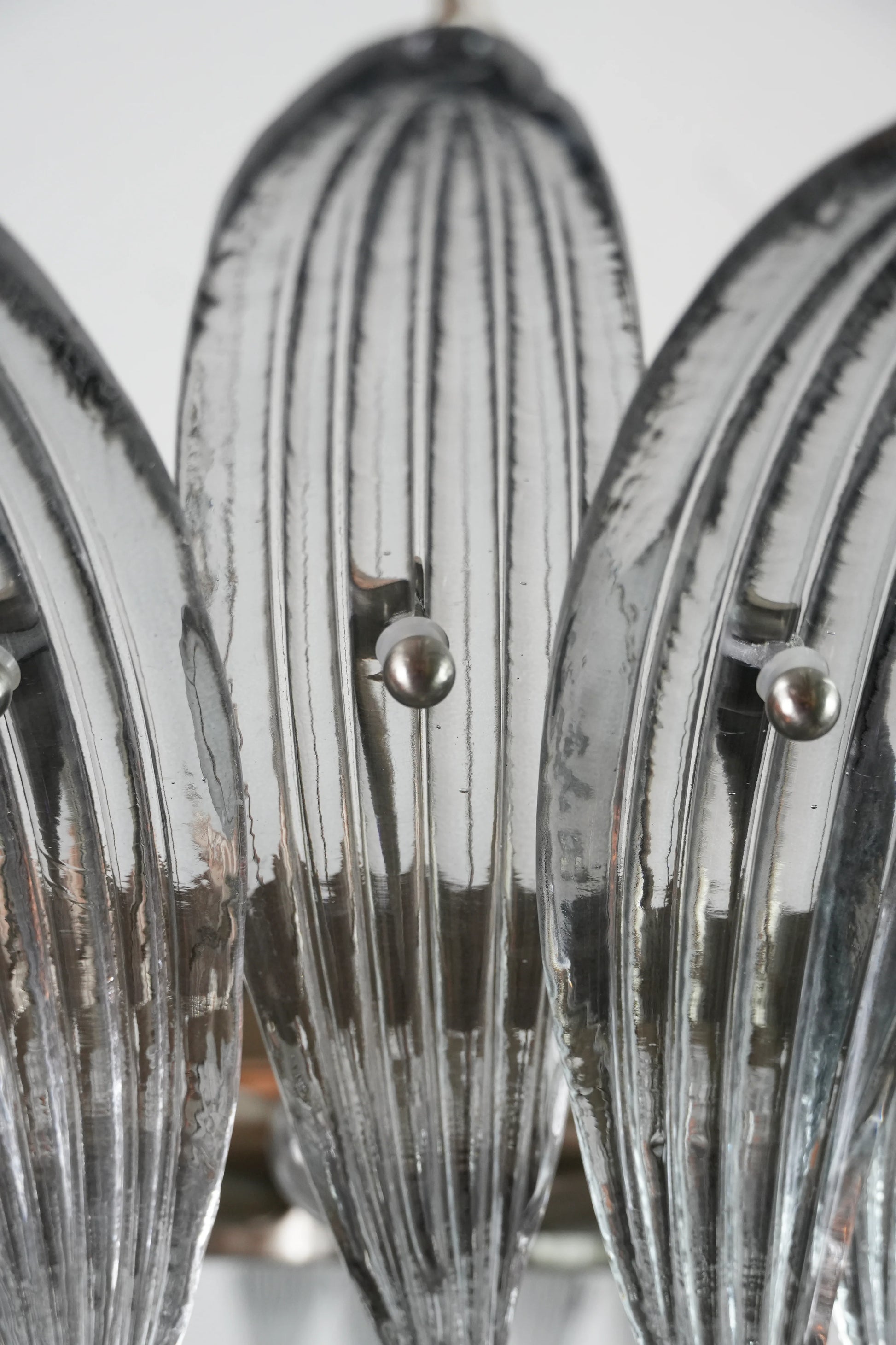 Murano Palmette Smoked Chandelier - Nuvé